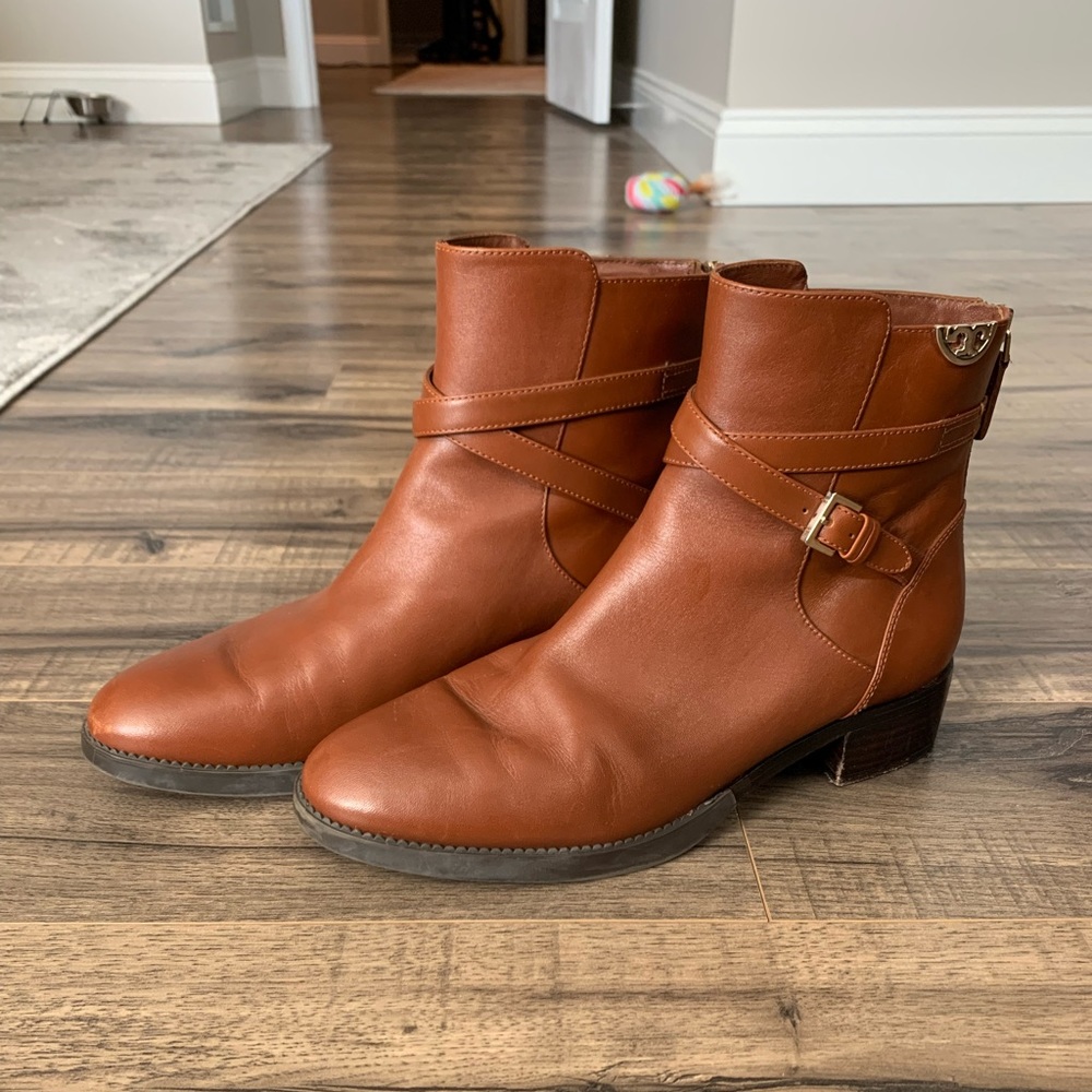 Tory Burch leather booties